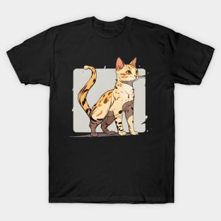 Vintage Bengal Cat Owner Gift - Love Cats T-Shirt